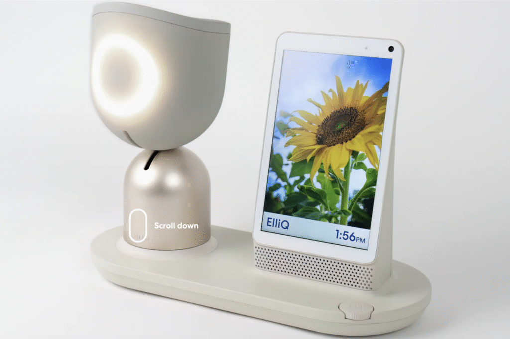 Elliq rbot dla seniora Age-Tech